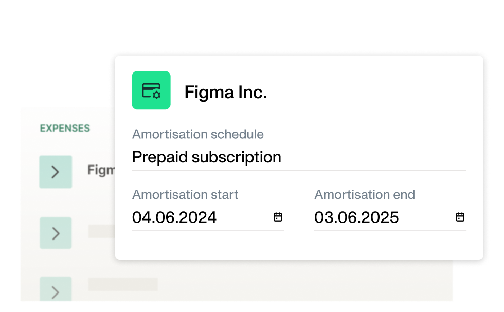 Illustration of the new amotisation schedule feature